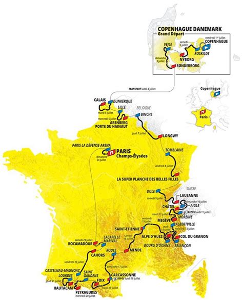 Etape 19 Juillet Tour De France 2022 Tour de France 2022 : Le parcours complet et le profil des 21 étapes